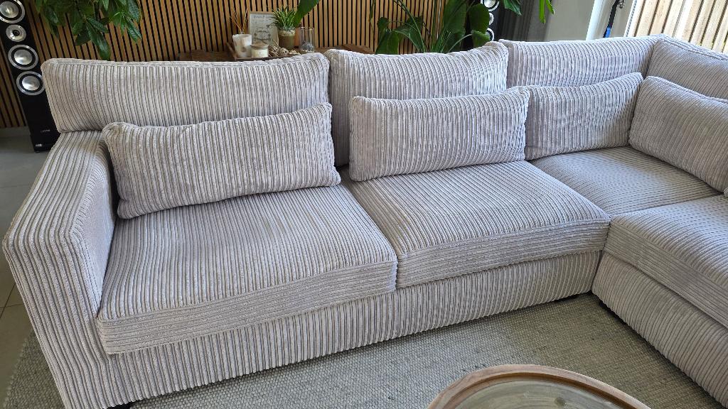 Grote luxe leef hoek bank Franchesca, Ophalen, Hoekbank, 300 cm of meer, 75 tot 100 cm