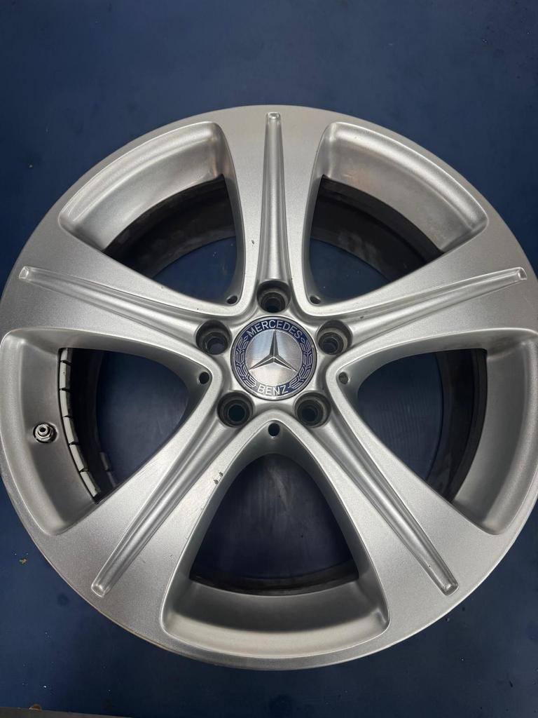 Originele Mercedes set 17 Inch 5x112 66.6 ET40 7.5J (set van, Gebruikt, Velg(en), -, -
