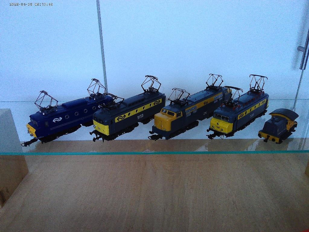 HO 1-87 gelijkstr. locs NS Hamo van Marklin Roco Rivarossi ., Gebruikt, Ophalen of Verzenden, NS, Märklin