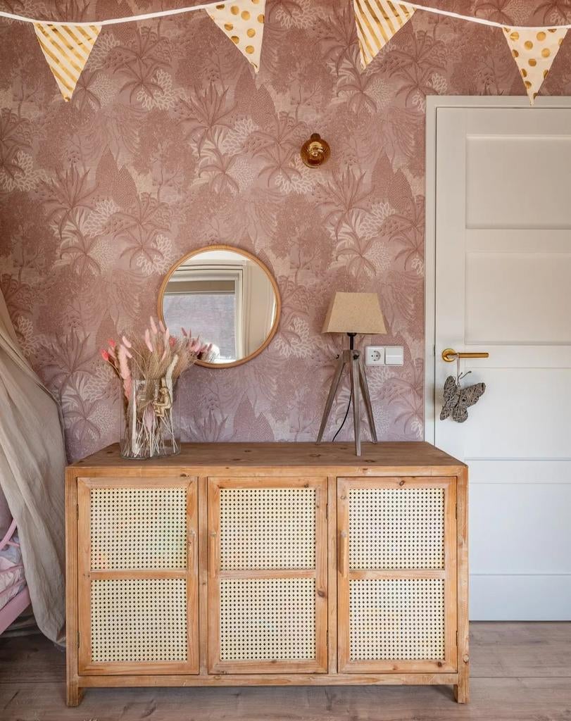 Webbing dressoir Bandung - naturel - 72x120x40 cm, Huis en Inrichting, Ophalen, 100 tot 150 cm, Nieuw, 25 tot 50 cm