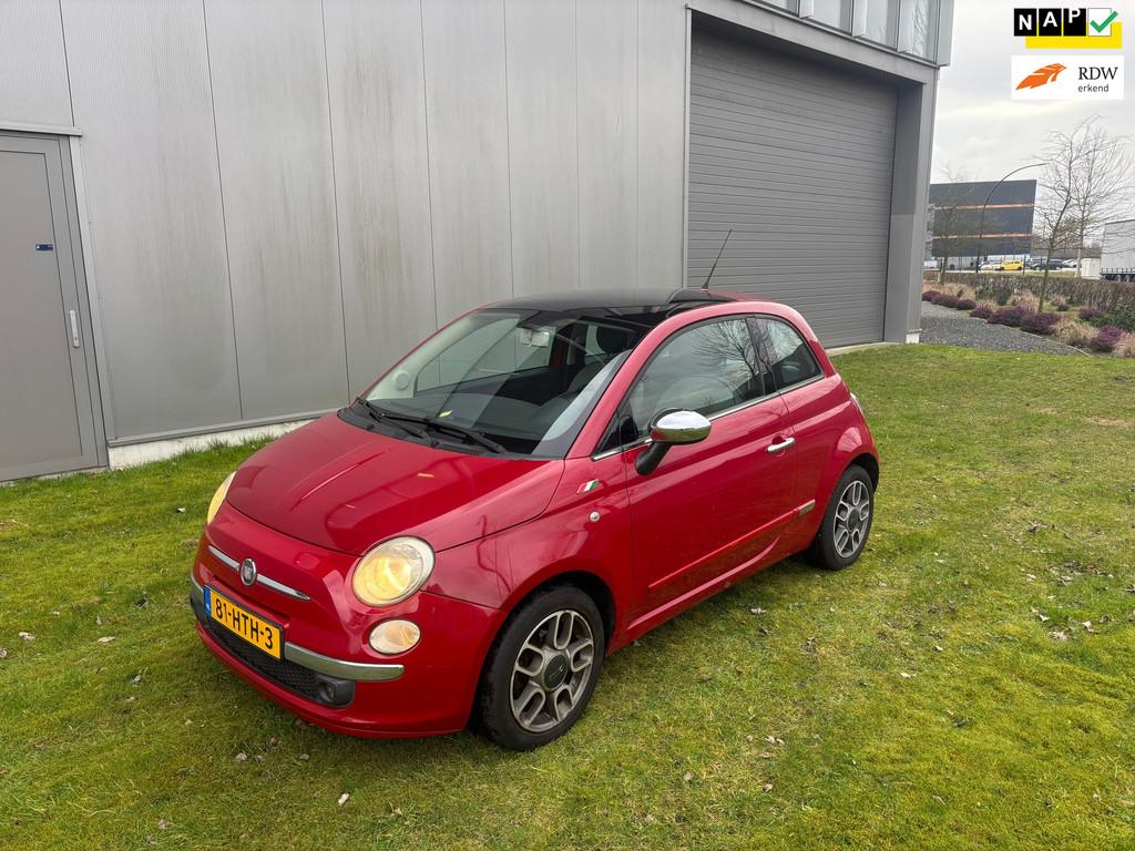 Fiat 500 1.2 Lounge|Airco|Apk|Nieuwe Koppeling|, Voorwielaandrijving, Gebruikt, 1242 cc, 4 cilinders