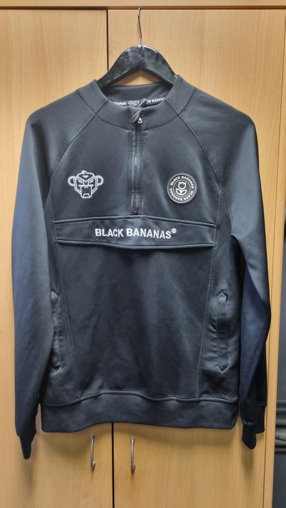 Leuke zwarte trui merk black banana maat S, Zwart, Ophalen of Verzenden, Black Bananas, Gedragen