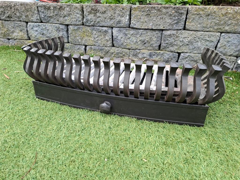 Gietijzeren openhaard inzet, rooster Helex, Huis en Inrichting, Haarden, Ophalen, Gebruikt, Houthaard