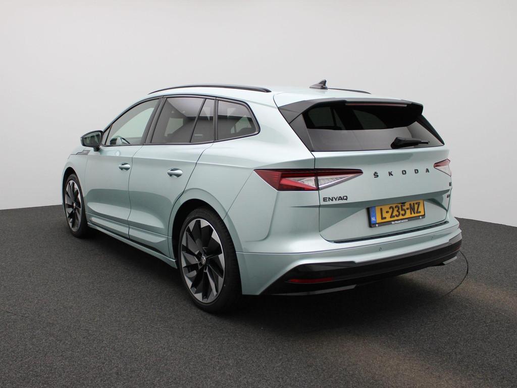 Skoda Enyaq iV 60 Sportline 204 PK | SoH 91% | Automaat | Na, Automaat, Gebruikt, Zwart, 179 pk