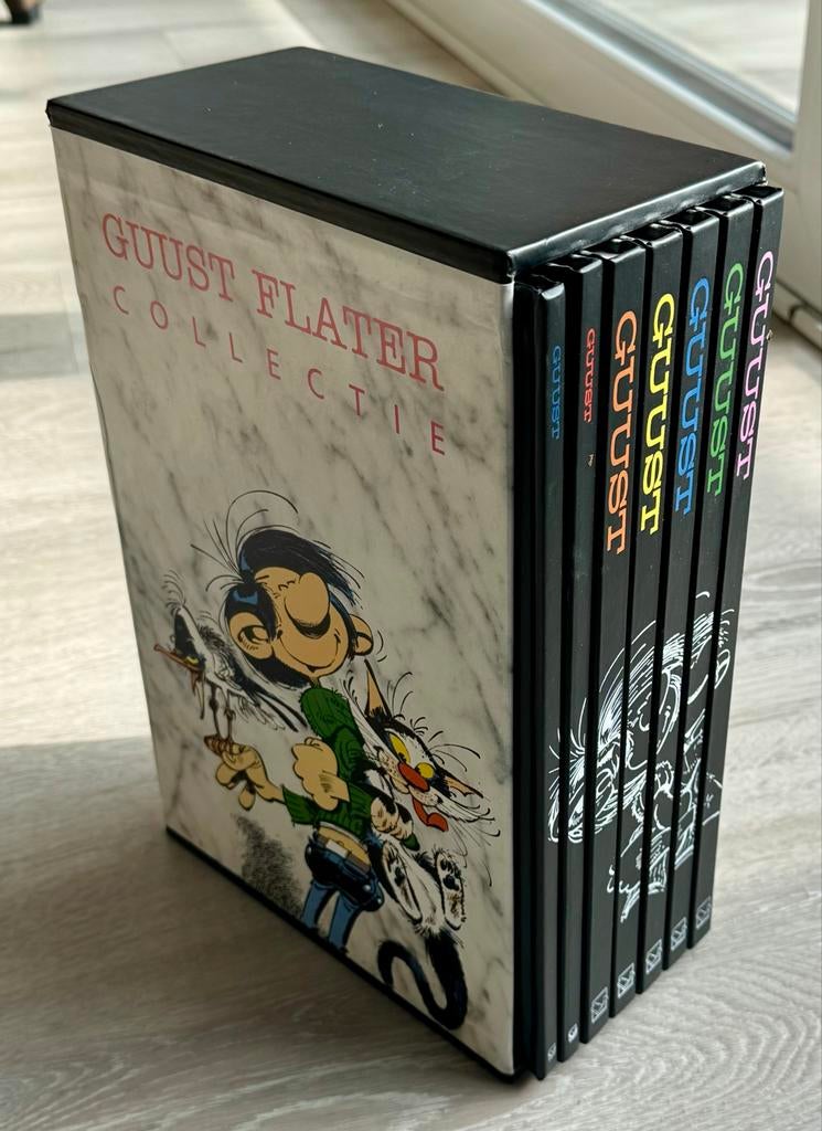 Guust Flater Collectie - 8 ingebonden stripboeken, Boeken, Stripboeken, Meerdere stripboeken, Ophalen of Verzenden, Zo goed als nieuw