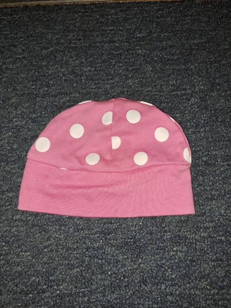 Roze mutsje met witte stippen - Bambino, Gebruikt, Meisje, Ophalen of Verzenden, Bambino