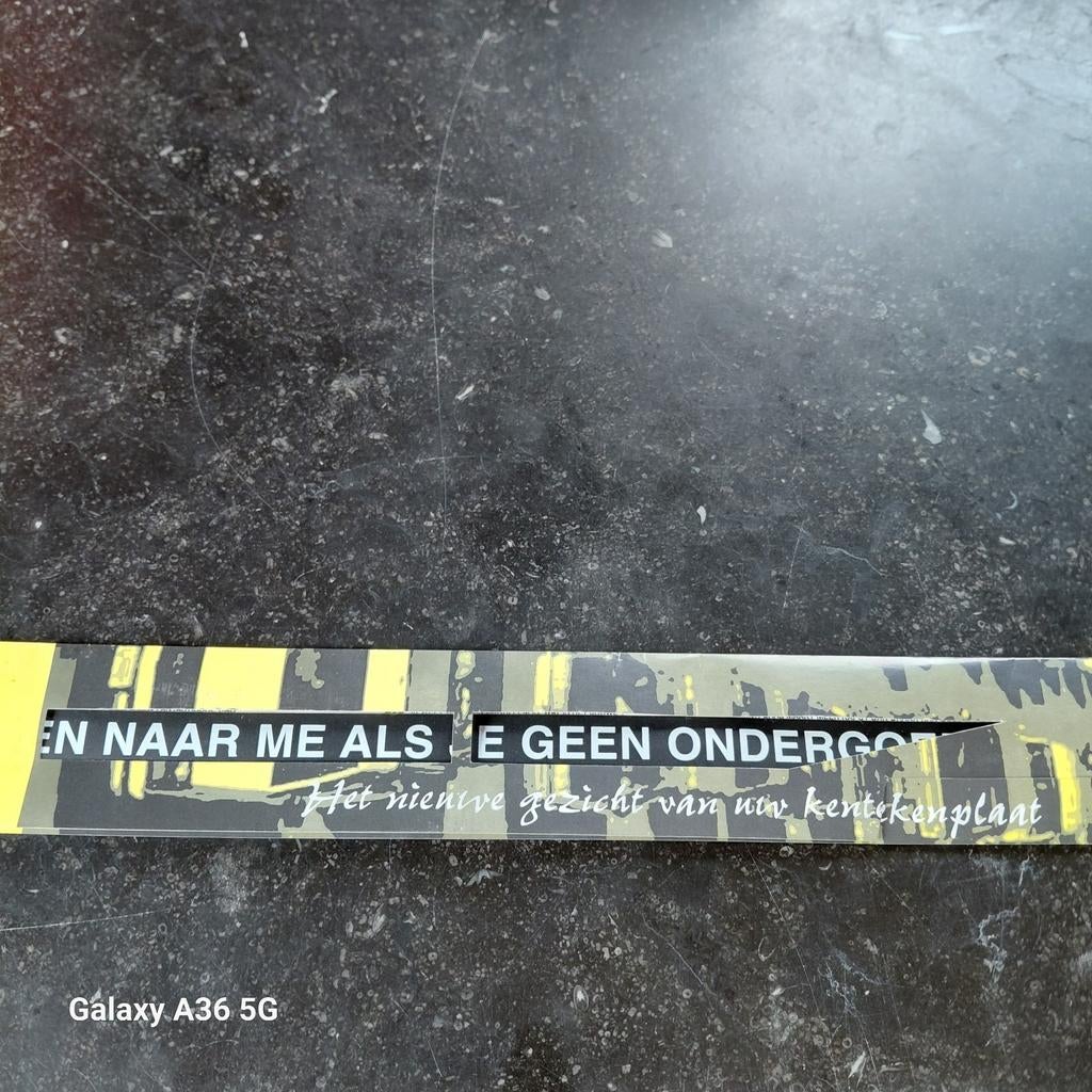 Kentekenplaathouder, Auto diversen, Ophalen of Verzenden, Gebruikt