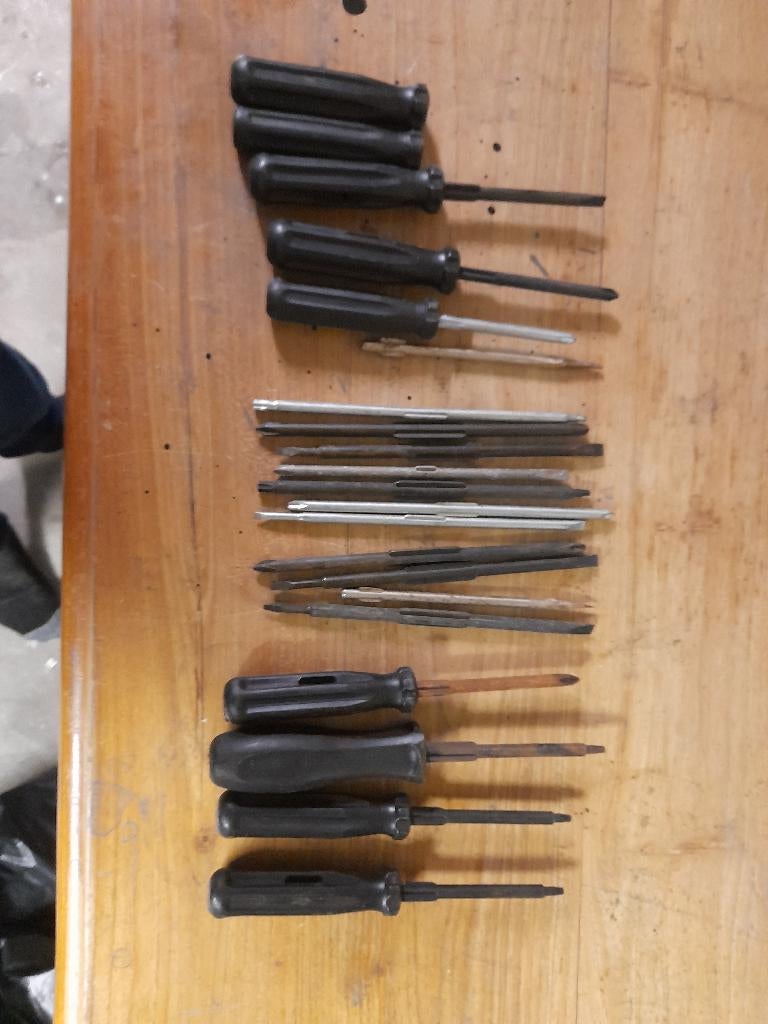 restant nieuw en gebruikte insteek schroevendraaiers en tork, Ophalen of Verzenden, Nieuw