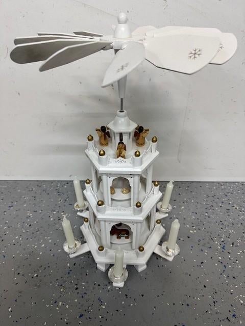 Kerstpiramide met draaiende schoepenrad, Diversen, Kerst, Ophalen, Zo goed als nieuw