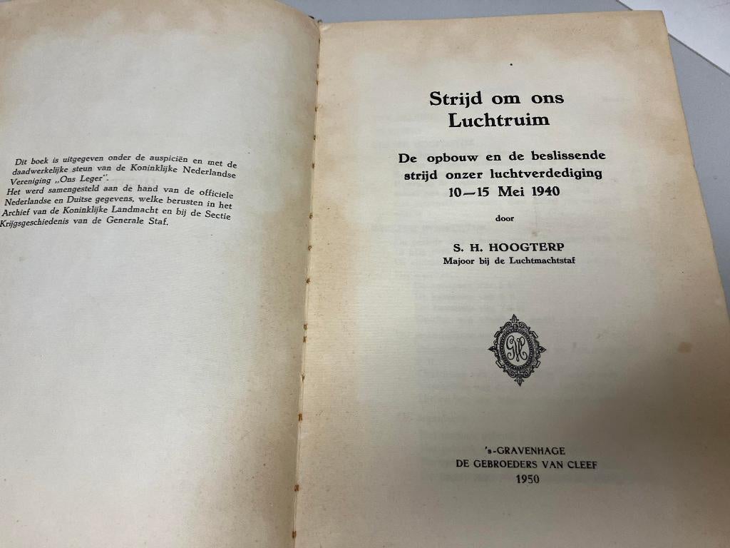 Strijd om ons luchtruim luchtverdediging 10 15 mei 1940, Ophalen of Verzenden, Tweede Wereldoorlog, Gelezen, Luchtmacht