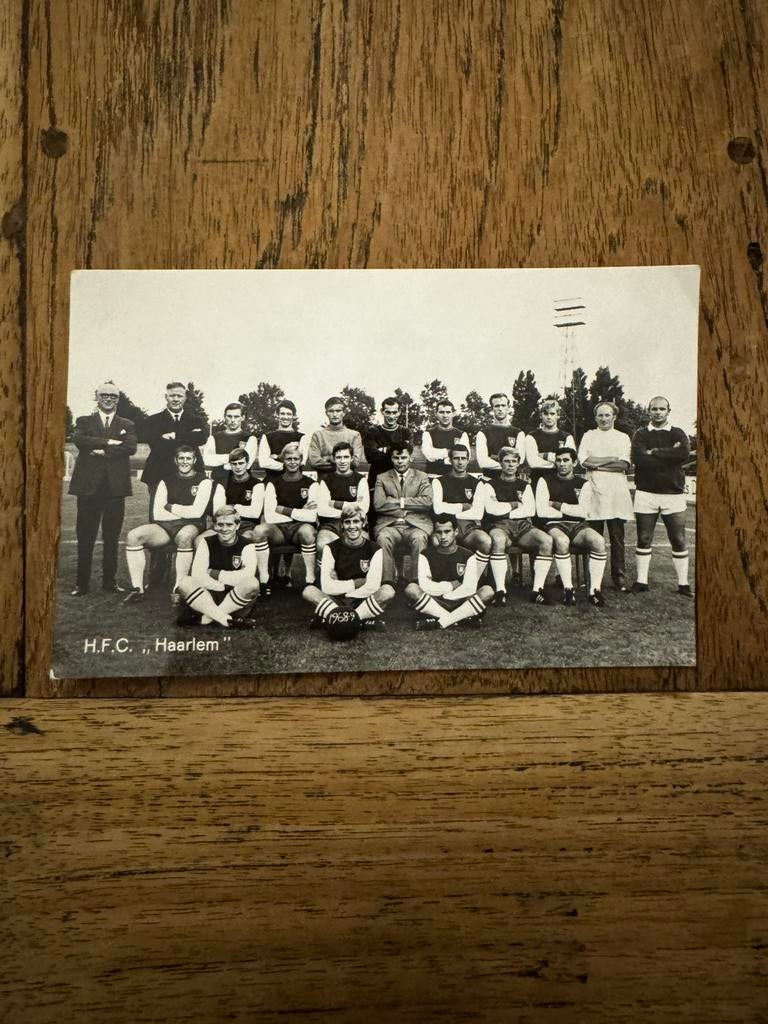 Elftalkaart HFC Haarlem, Ophalen of Verzenden, Zo goed als nieuw, Overige binnenlandse clubs, Spelerskaart