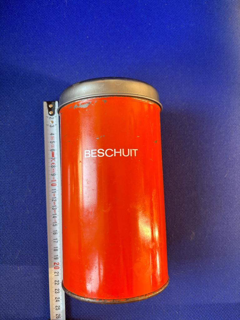 Blik voor beschuit, Ophalen of Verzenden, Gebruikt, Beschuit, Overige merken
