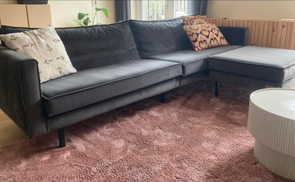 Sissy-Boy Homeland 4-zits bank met hocker (velvet), Ophalen, Gebruikt, Stof