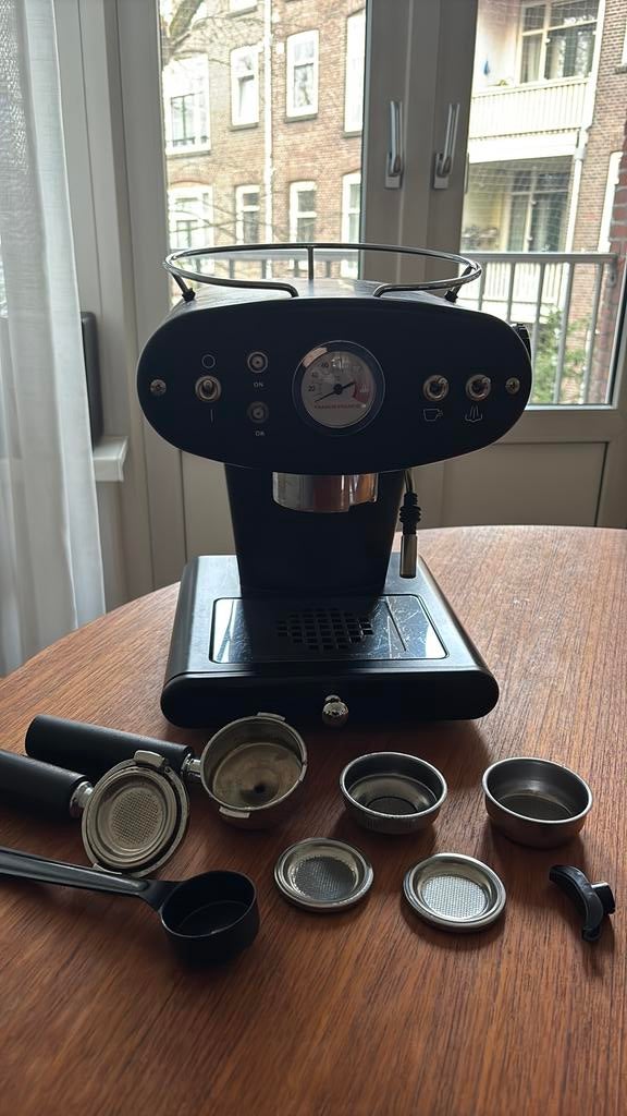 Francis Francis X1 Ground illy espressomachine, Ophalen, Gebruikt, Espresso apparaat, Gemalen koffie