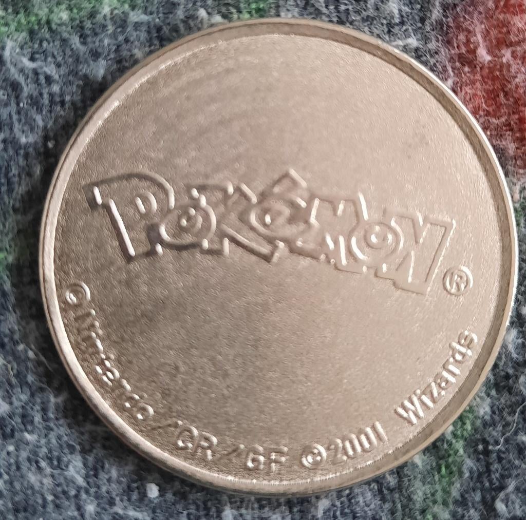 1 pokemon munt uit 2001 wizards, Ophalen of Verzenden, Zo goed als nieuw
