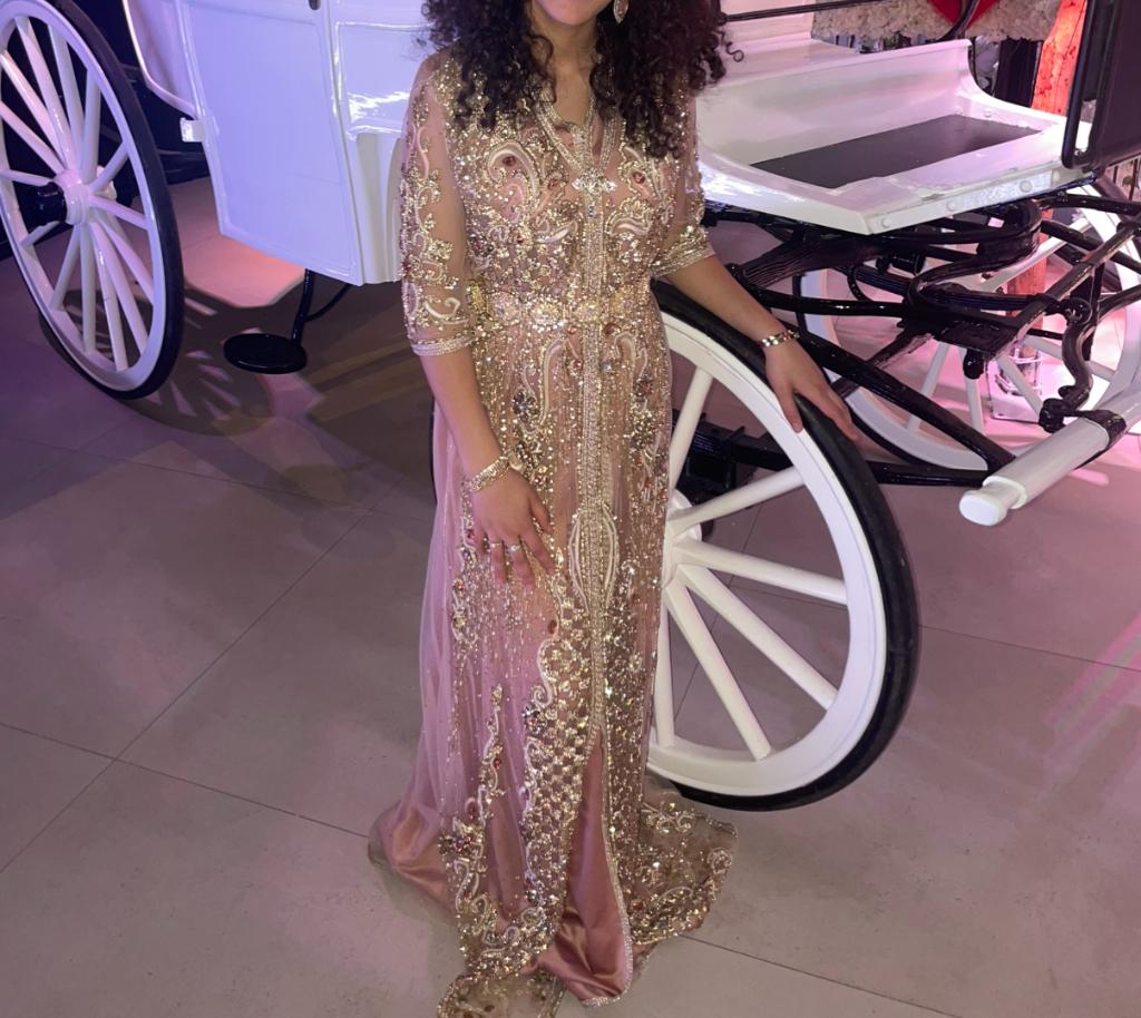 Te koop prachtige Takchita in oud/zachtroze zgan mt 34/36, Overige typen, Ophalen of Verzenden, Zo goed als nieuw, Roze