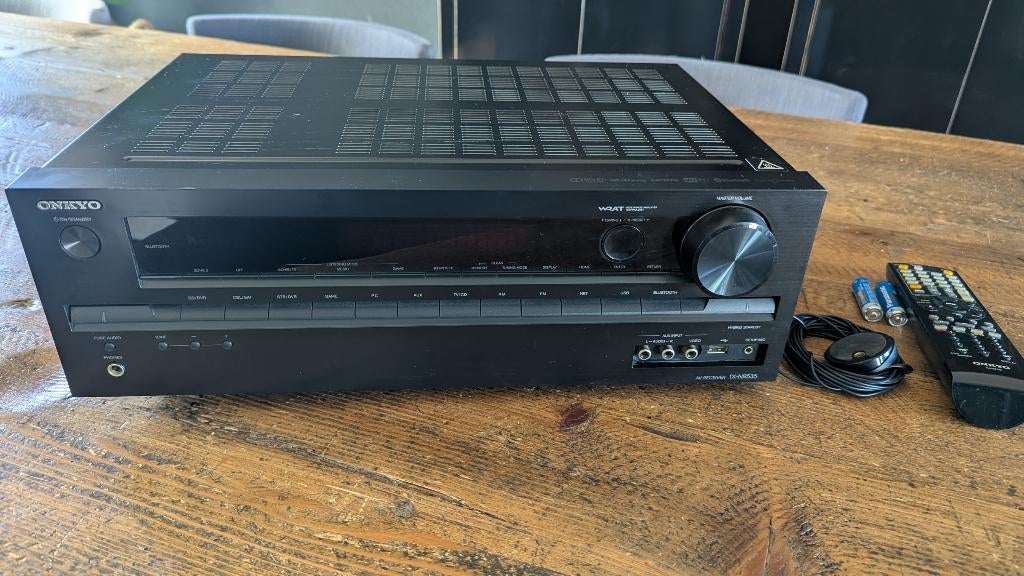 Onkyo TX-NR535 Dolby 5.1 AV receiver, Audio, Tv en Foto, Versterkers en Receivers, Zo goed als nieuw, 5.1, 120 watt of meer, Onkyo
