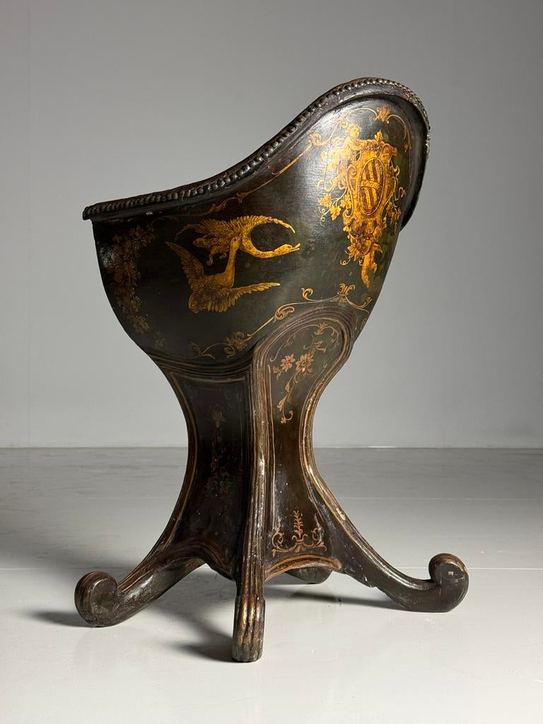 Venetiaanse Gondola chair 18e eeuw, Ophalen