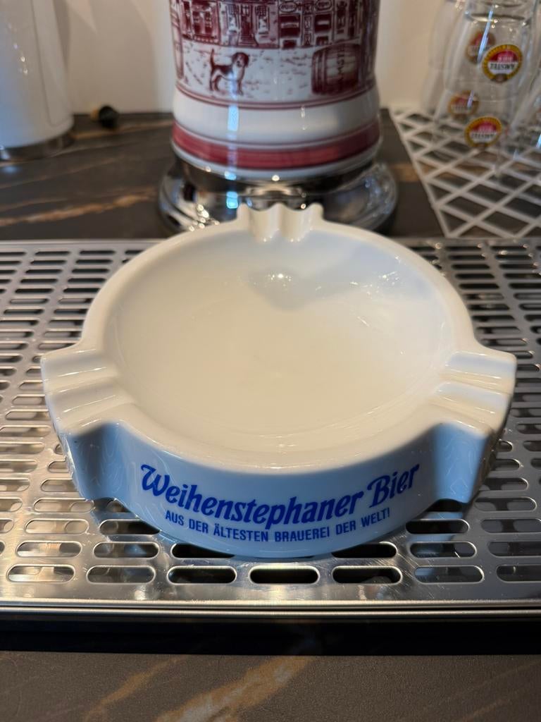 Weihenstephaner asbak, Verzamelen, Biermerken, Ophalen of Verzenden, Zo goed als nieuw, Overige typen, Overige merken