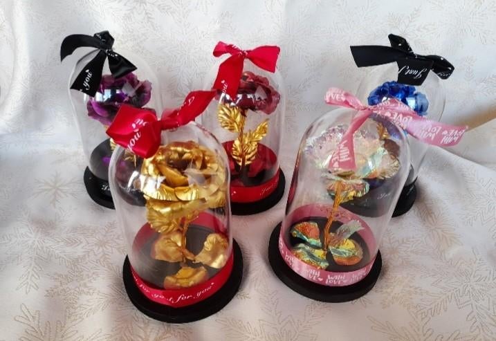 Eeuwige roos in stolp, Ophalen of Verzenden