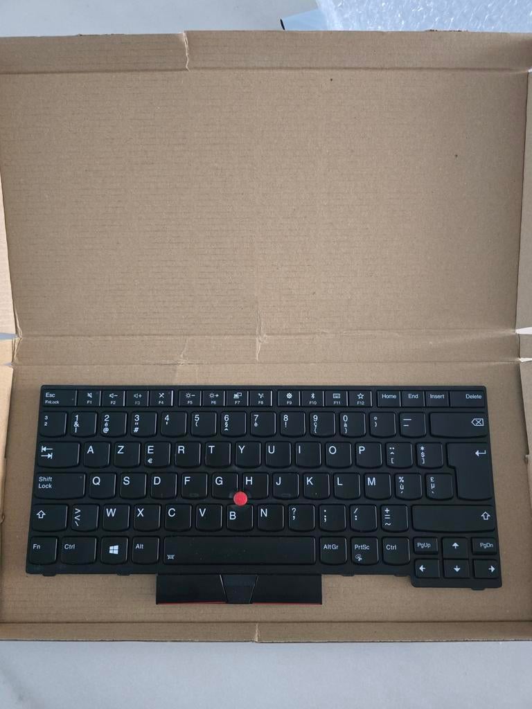 Nieuw AZERTY Toetsenbord Backlit Lenovo Thinkpad E480-P43s, Ophalen of Verzenden, Nieuw, Azerty, Bedraad