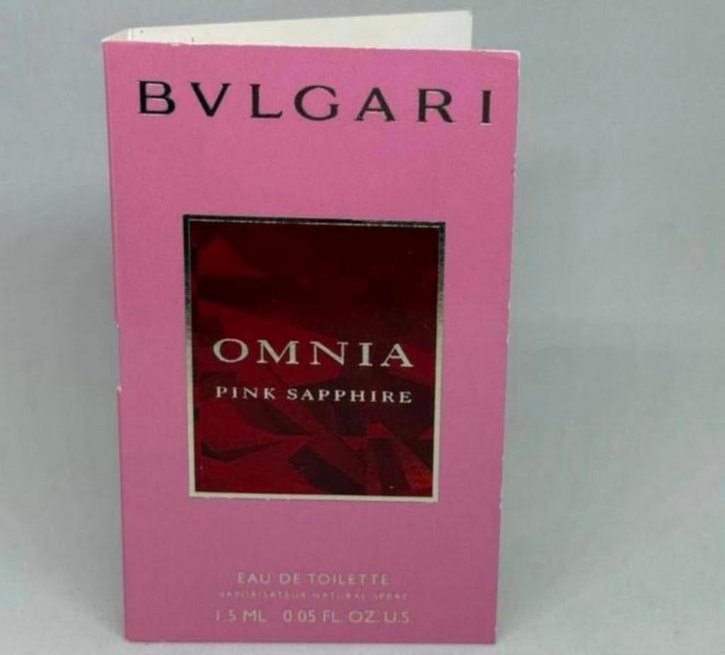 Parfumproefje Omnia Pink Sapphire Bvlgari 1,5 ml edt, Ophalen of Verzenden, Nieuw