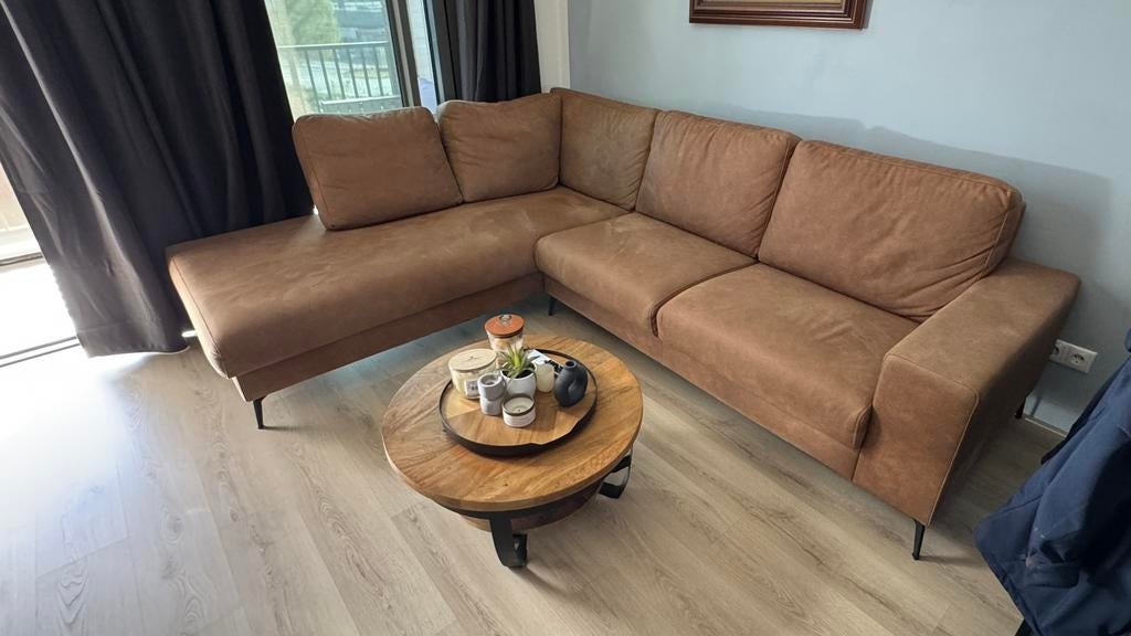 Hoekbank Pronto, Huis en Inrichting, Ophalen, Zo goed als nieuw, Stof