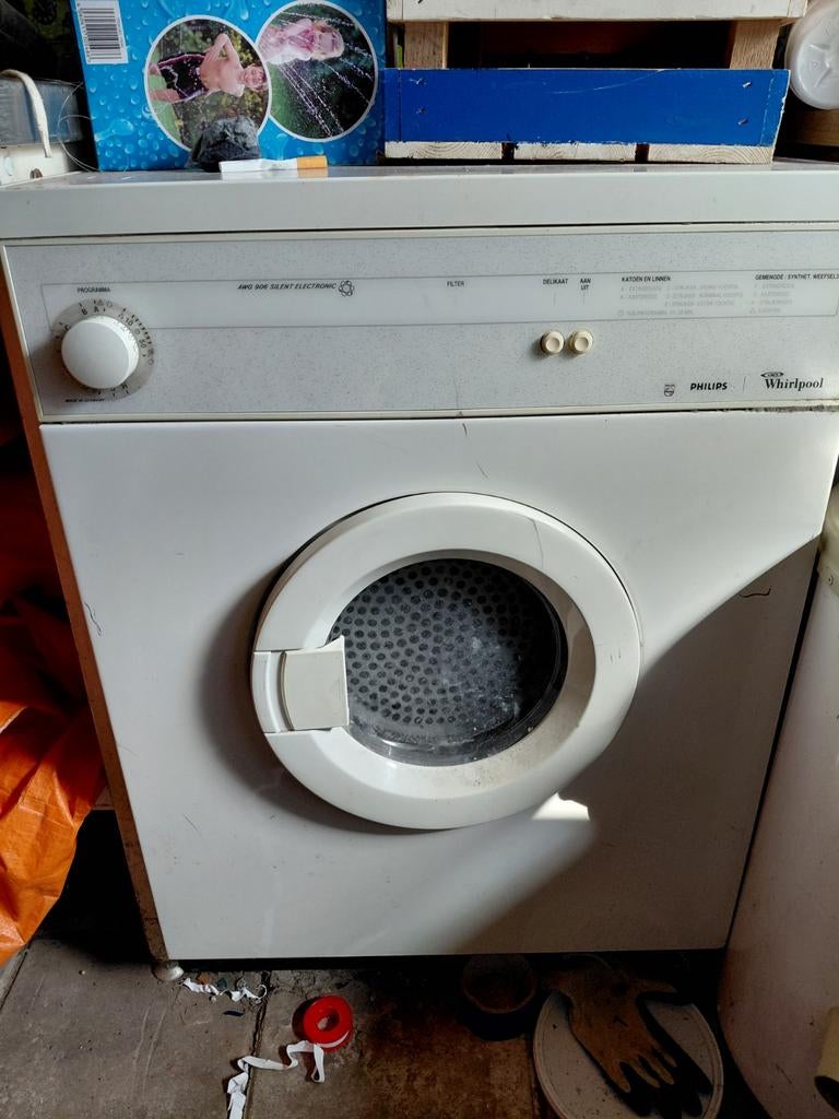 Philips Whirlpool wasdroger - Luchtafvoer, Ophalen