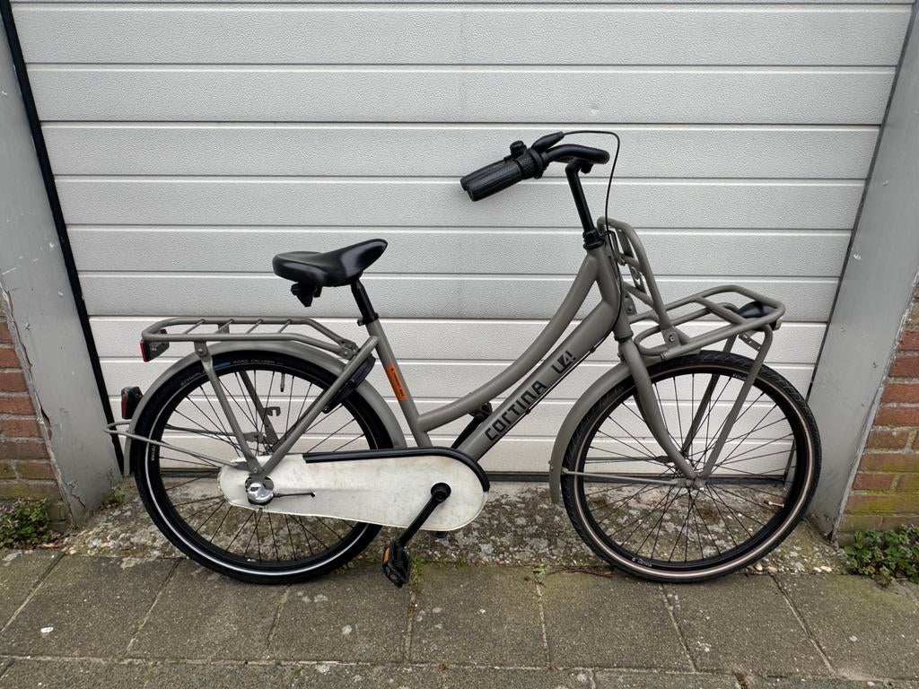 🐰Cortina U4 24 inch transportfiets meisje, Grey matt🐰, Fietsen en Brommers, Ophalen of Verzenden, Zo goed als nieuw, 24 inch