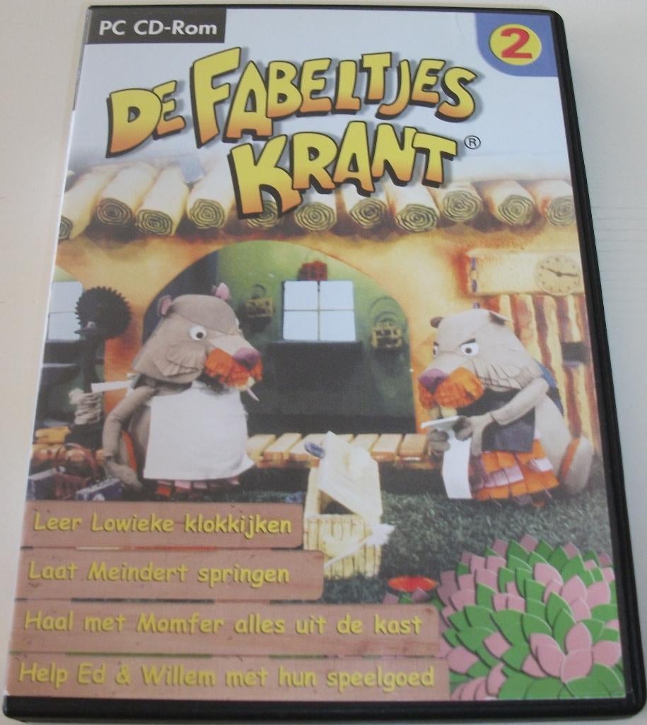 PC Game *** FABELTJESKRANT *** Deel 2, Puzzel en Educatief, 1 speler, Ophalen of Verzenden, Zo goed als nieuw
