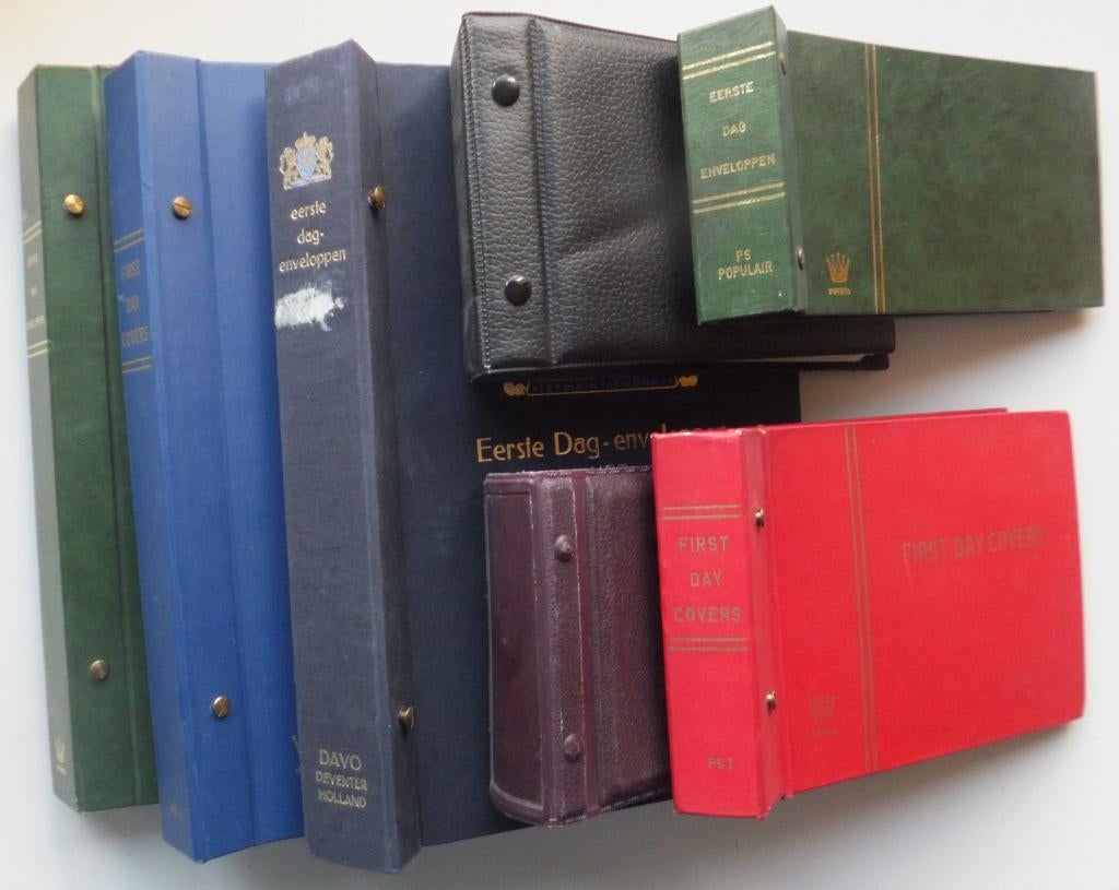 Nederland 7 albums voor FDC's, brieven en poststukken, Postzegels en Munten, Postzegels | Toebehoren, Ophalen of Verzenden, Verzamelalbum