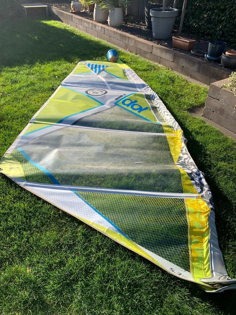 North Sails Zeil Idols 5.3m2 + RDM mastverlenger, Watersport en Boten, Ophalen, 7 m² of meer, Zeil, Gebruikt