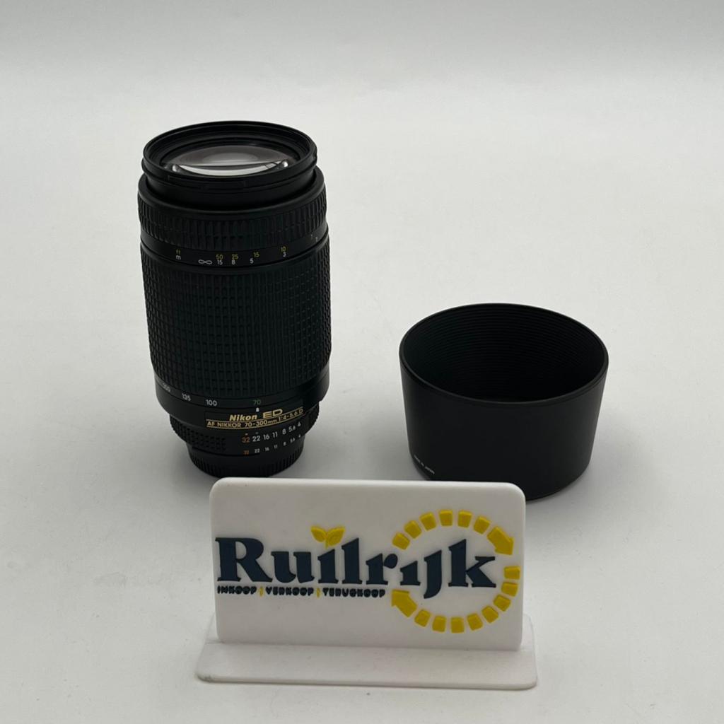 Nikon AF Nikkor 70-300mm 1:4-5.6 D ED Cameralens - Zgan, Ruilrijk, Zo goed als nieuw, Info@ruilrijk.nl, Neerstraat 60, 6041 KD Roermond