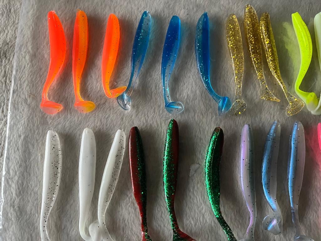 adv 136 / NIEUW mixset 27 dropshot shads, Ophalen of Verzenden, Nieuw, Overige typen