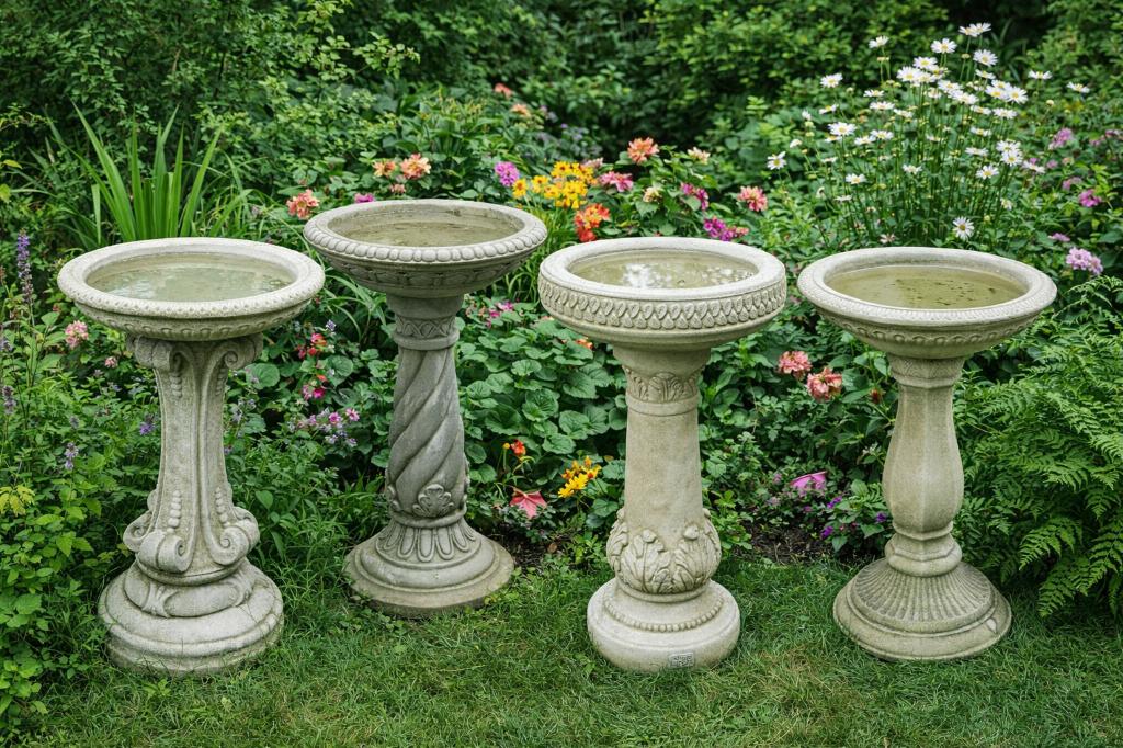 handgemaakte vogelbaden / vogeldrinkschalen vogelbad op voet, Www.bossewinkel.nl, Nieuw, Ophalen of Verzenden, Diepenheimseweg 30