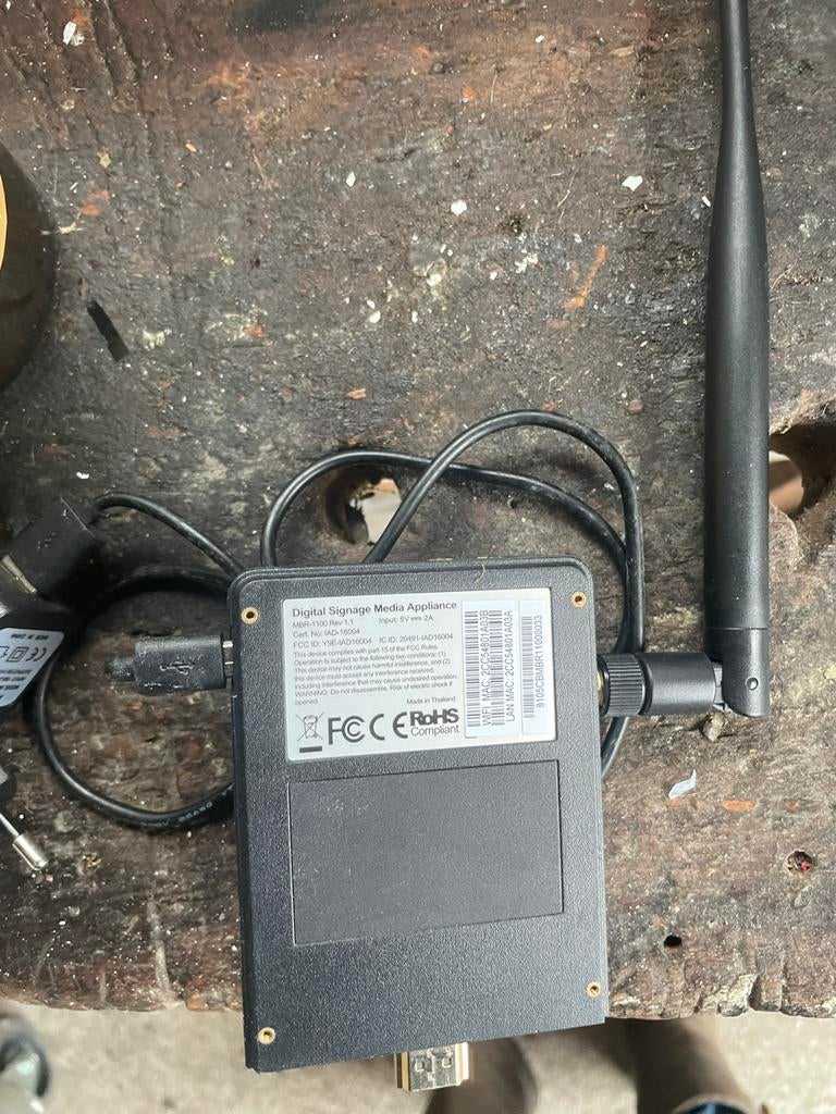 Digital Signage Media Appliance, Ophalen of Verzenden, Gebruikt, Video