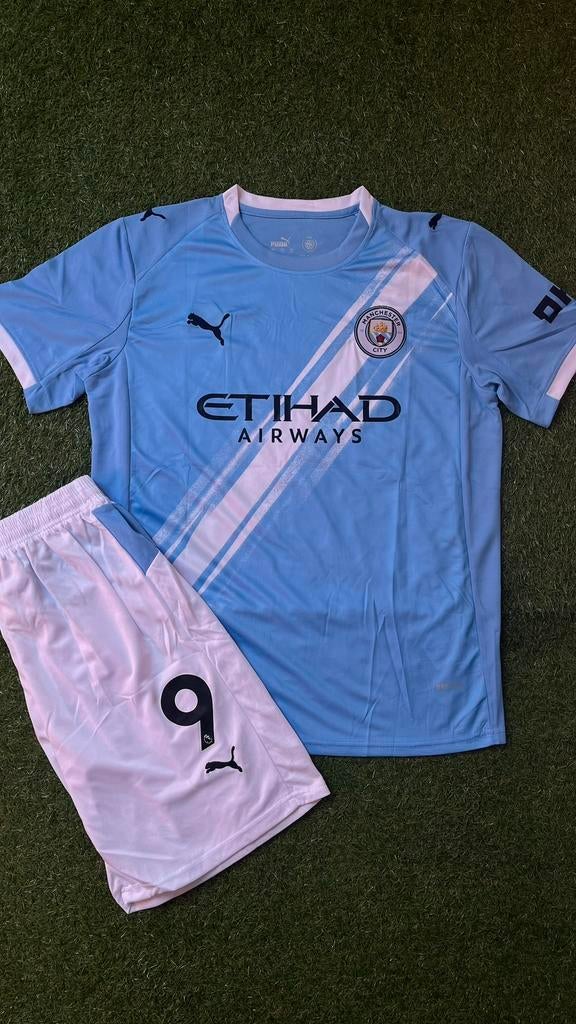 Man City - Haaland - Maat XL, Blauw, Ophalen of Verzenden, Voetbal, Maat 56/58 (XL)