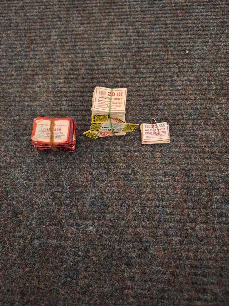 Oude spaarzegels en punten, Ophalen of Verzenden, Gebruikt, Gebruiksvoorwerp