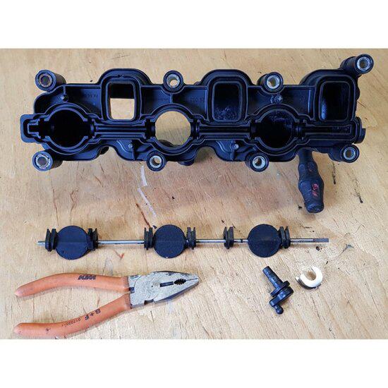 Wervelkleppen swirl flaps wegschrijven VAG p2015 p2008