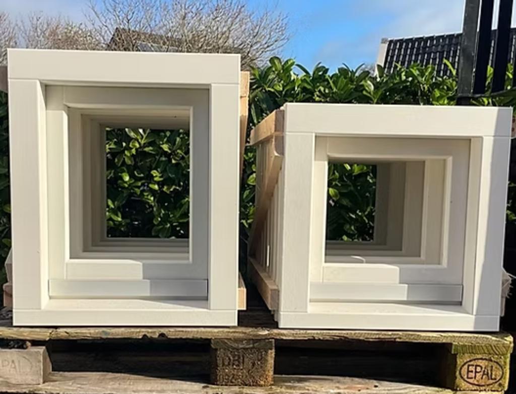 Kozijn met klepraam, Raamkozijn, Nieuw, Minder dan 75 cm, Hout