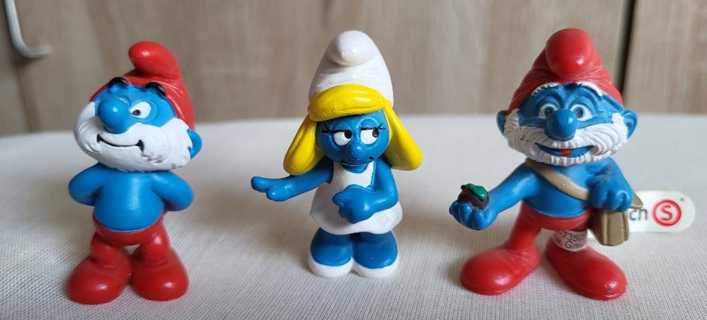 3 Smurfen Schleich, Ophalen, Nieuw, Verschillende Smurfen, Poppetje, Figuurtje of Knuffel