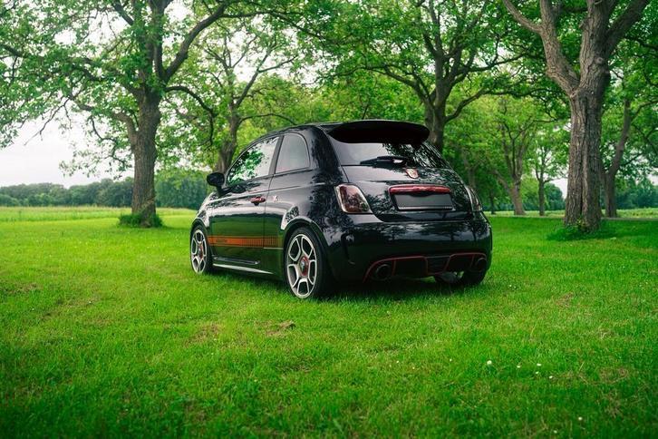 🚘Fiat 500 1.4 Abarth Essessee 2009 Zwart 🚘, Voorwielaandrijving, Euro 5, 15 km/l, 40 €/maand