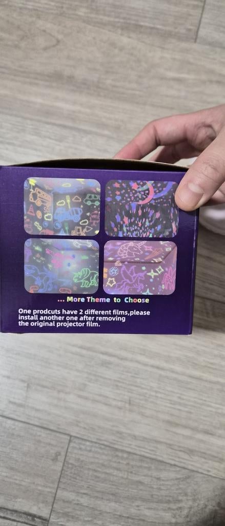 Nachtlamp Disco met Verschillende Thema's, Ophalen of Verzenden, Nieuw, Overige typen, Met licht