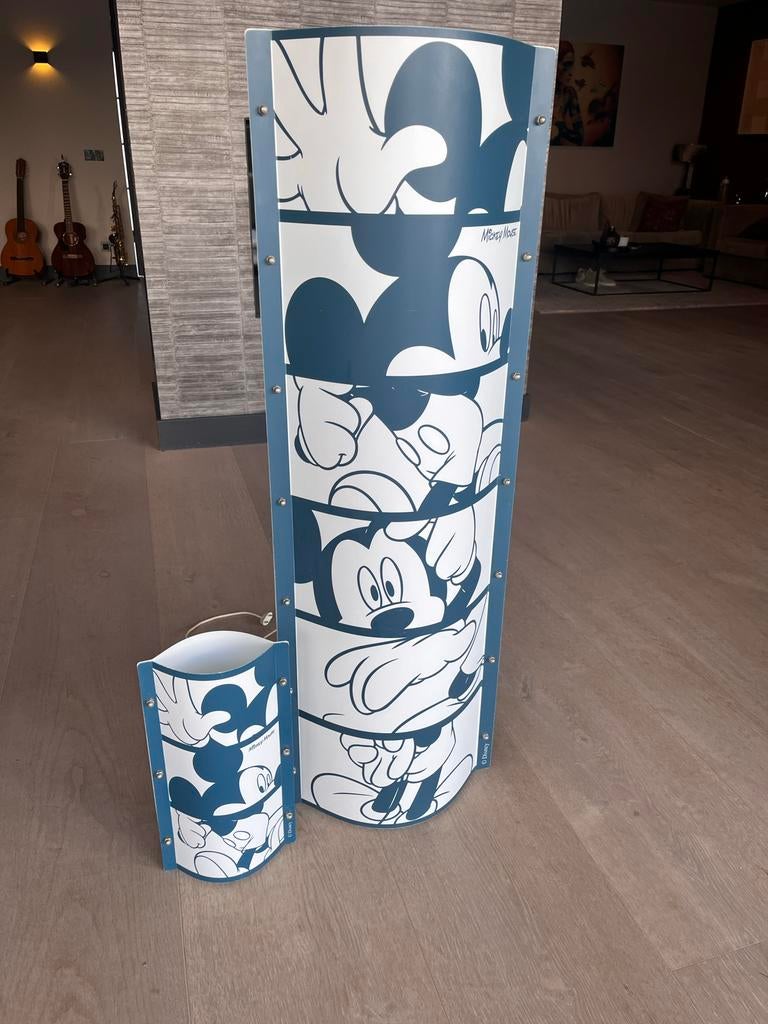 Mooie Disney Mickey Lampen Set, Verzamelen, Disney, Ophalen, Mickey Mouse, Zo goed als nieuw, Overige typen