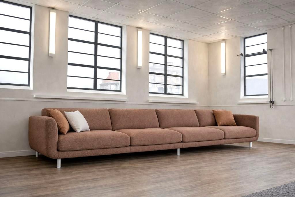 Leolux Pode Tweak lounge bank NIEUW, Ophalen, Nieuw, Vierpersoons of meer, Stof