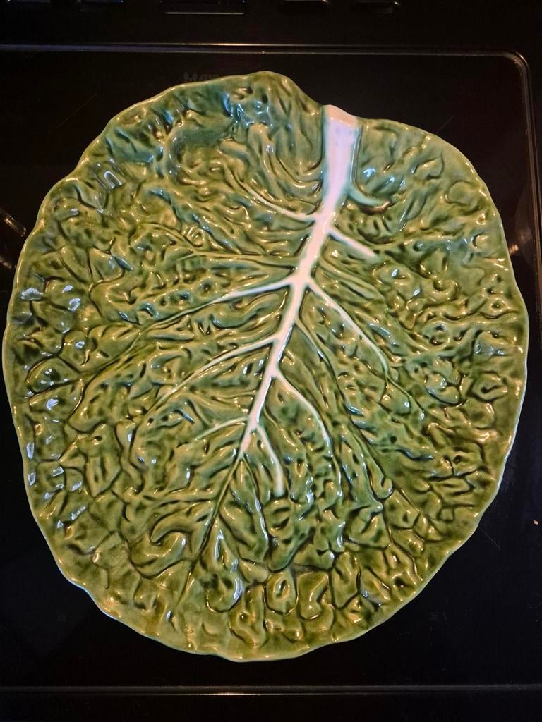 Groot koolblad/slablad schaal, Ophalen