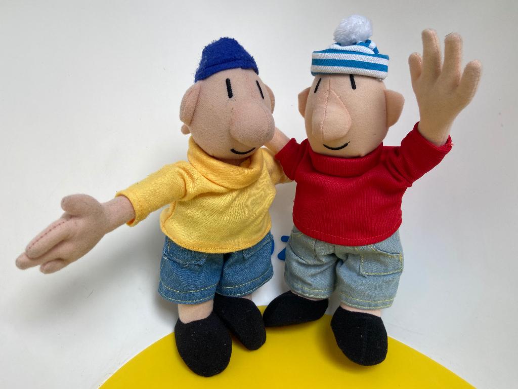 5091 buurman en buurman poppen 30 cm, Kinderen en Baby's, Speelgoed | Knuffels en Pluche, Ophalen of Verzenden, Zo goed als nieuw