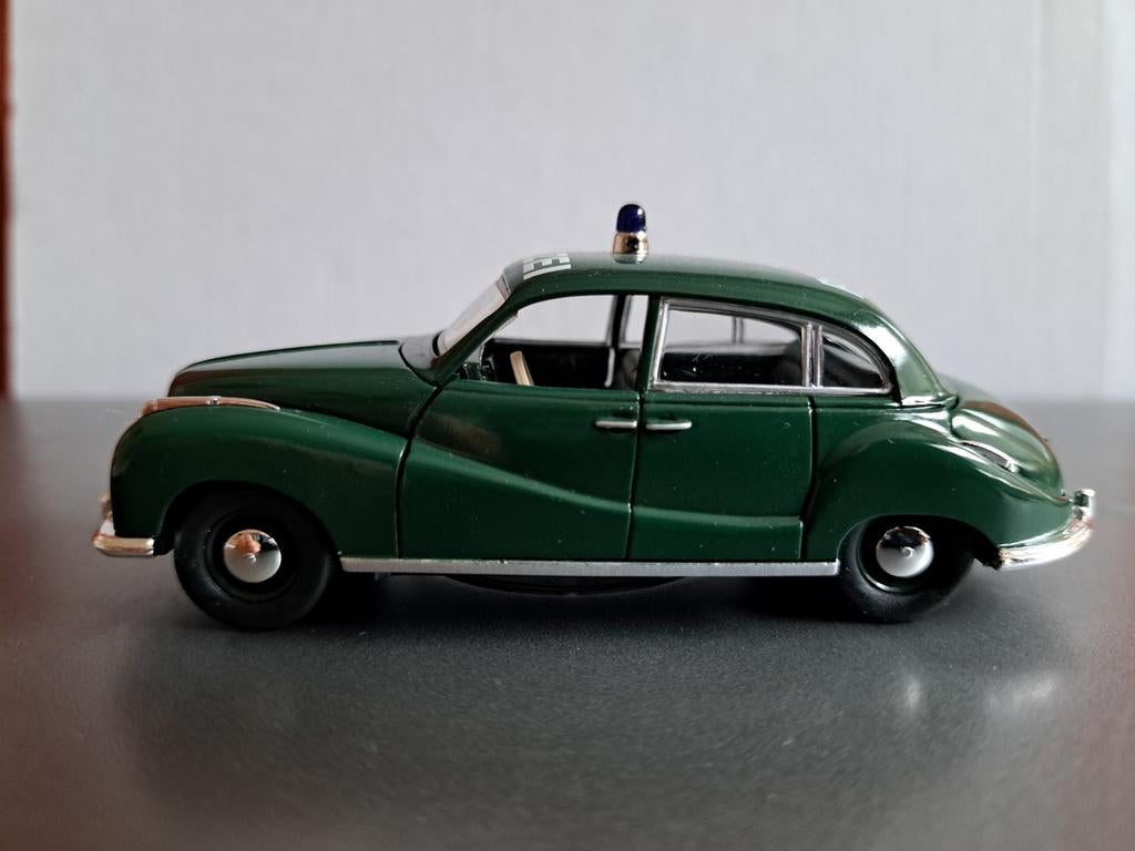 BMW 502, Politie uitvoering, schuco 1:43, Ophalen of Verzenden, Nieuw, Auto, Schuco