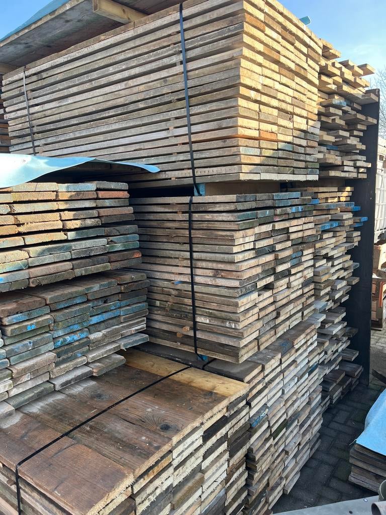 Gebruikte Steigerplanken - Diverse Lengtes, Ophalen, Gebruikt, 250 cm of meer, Planken