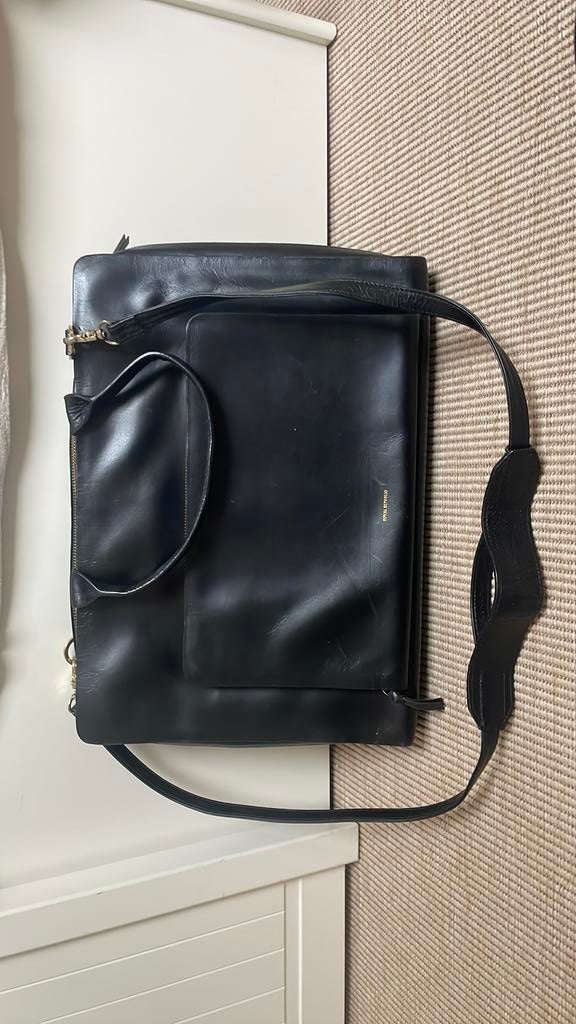 Leren royal republiq dames tas zwart, Overige merken, Gebruikt, Zwart, Ophalen of Verzenden